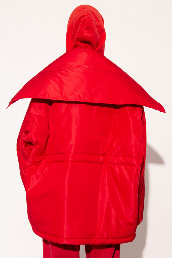 【関税&送料込】Balenciaga Giacca Red Jacket with oversized collar Balenciaga - good for